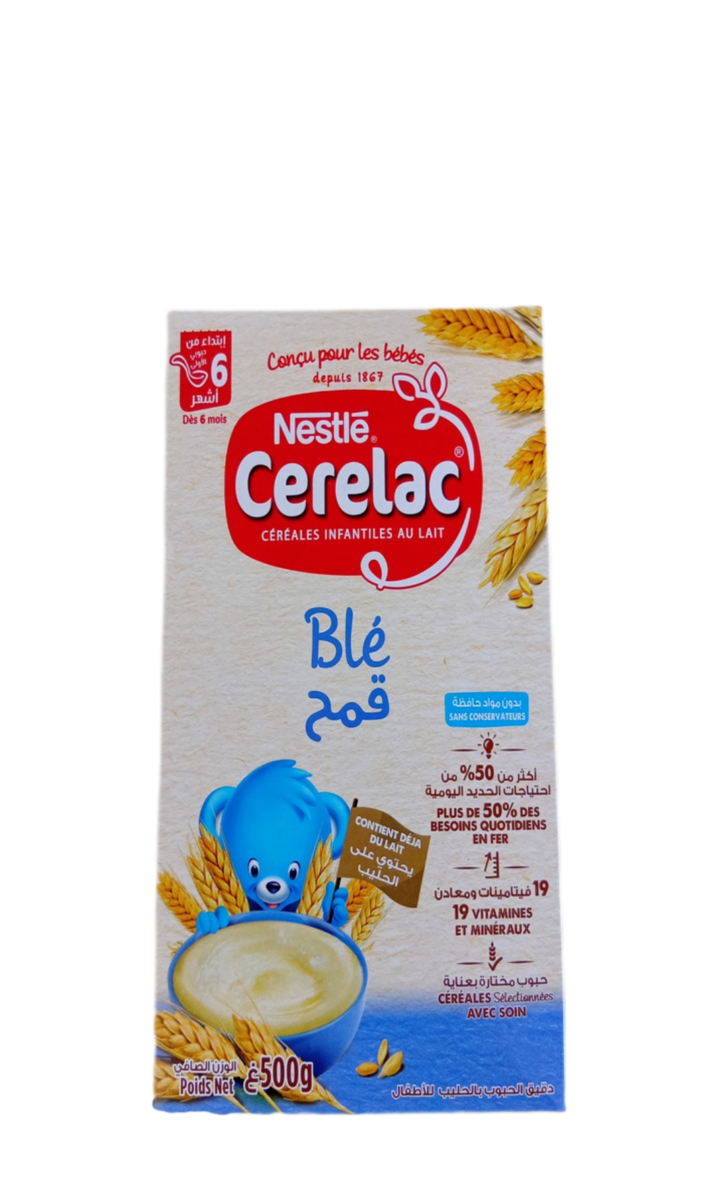 Nestle Cerelac Au Lait & Blé 500G