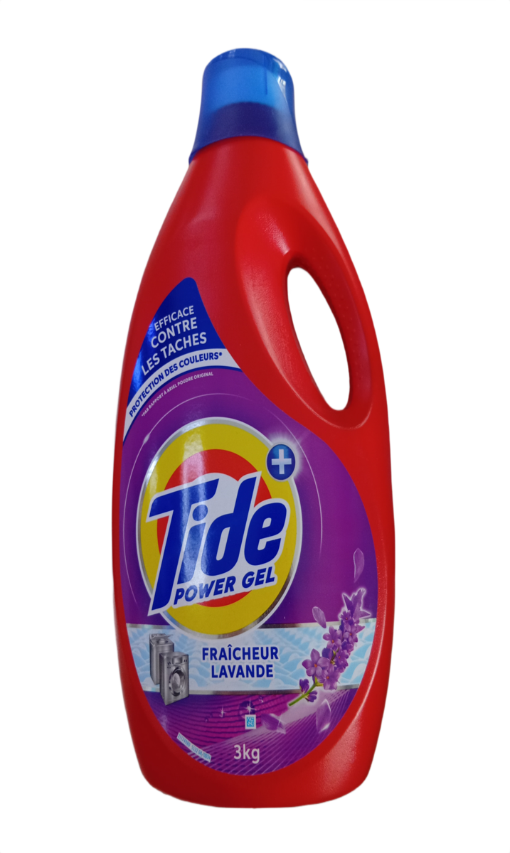 Tide Power Gel Lavande 3 KG