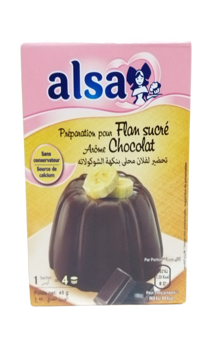 Alsa Flan au Chocolat 4x45G