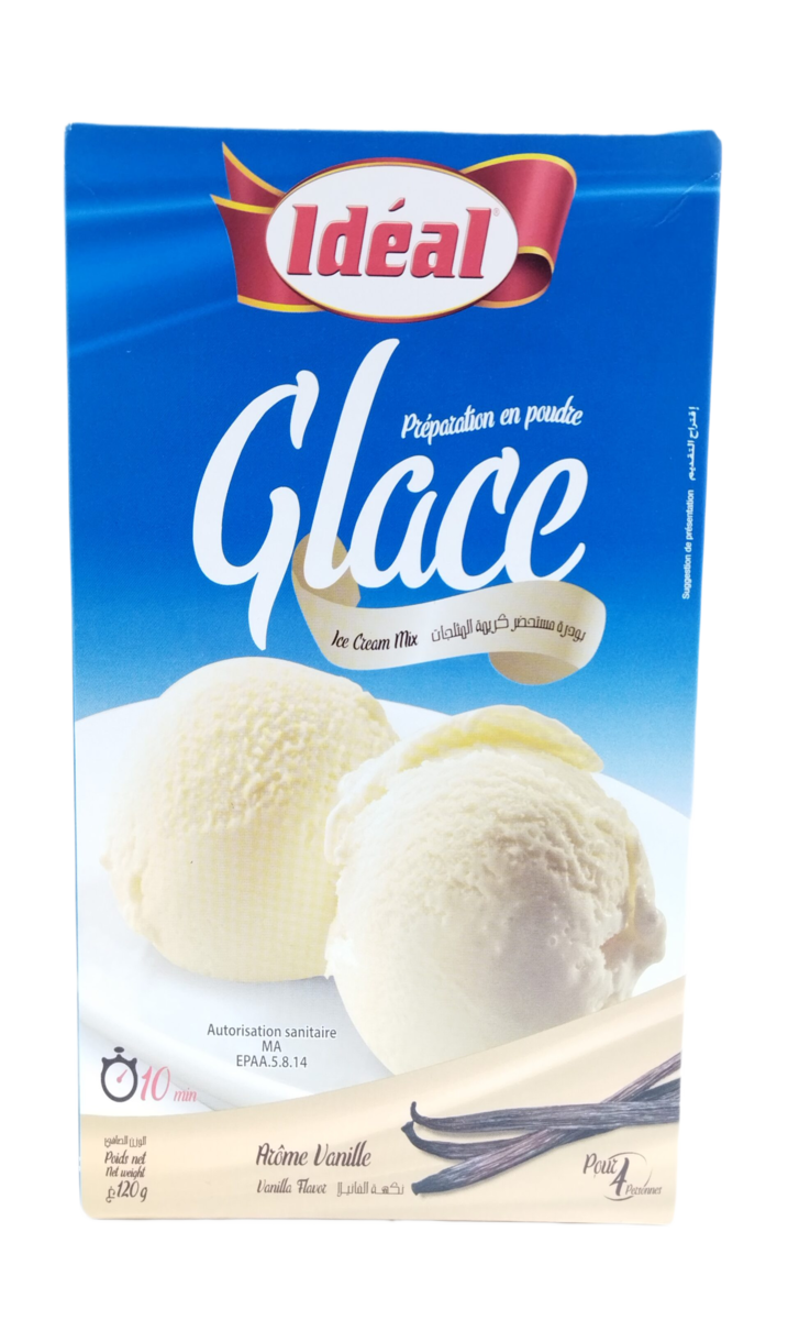 Ideal Glace au Vanille 120G