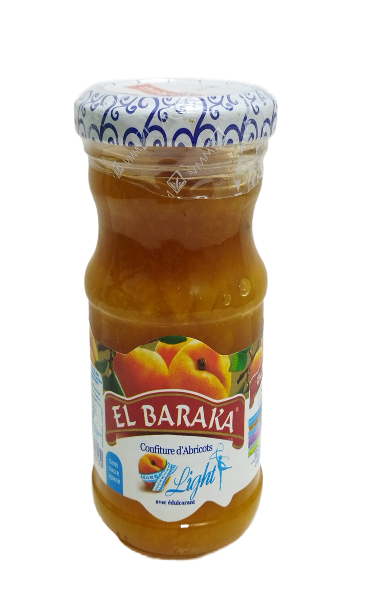 El Baraka Confiture D'Abricots Light 210G