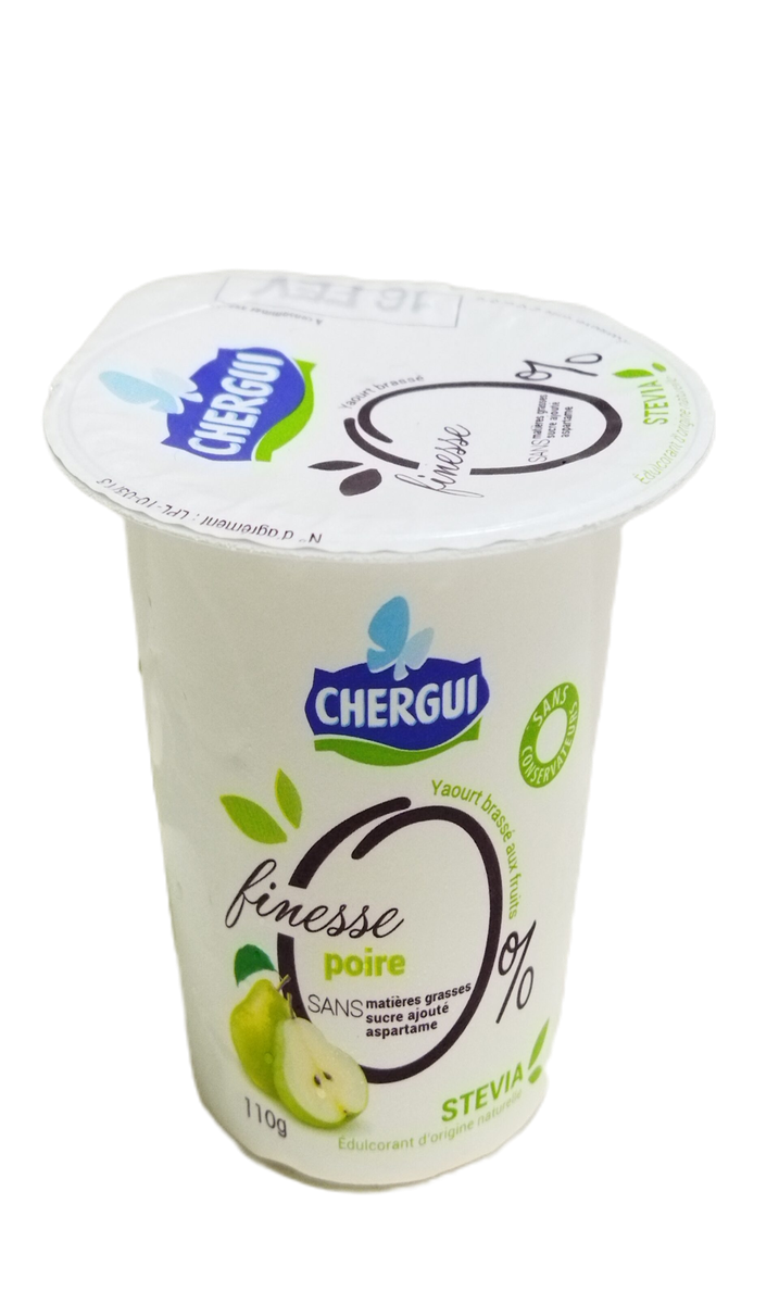 Chergui Yogurt Finesse Poire 110G