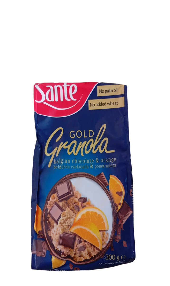 Sante Gold Granola Choc+Orange 350G