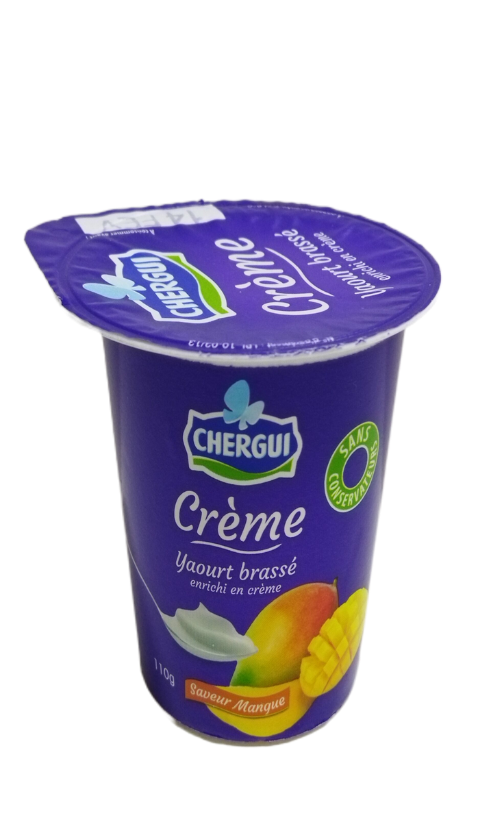 Chergui Yogurt Creme Mangue 110G