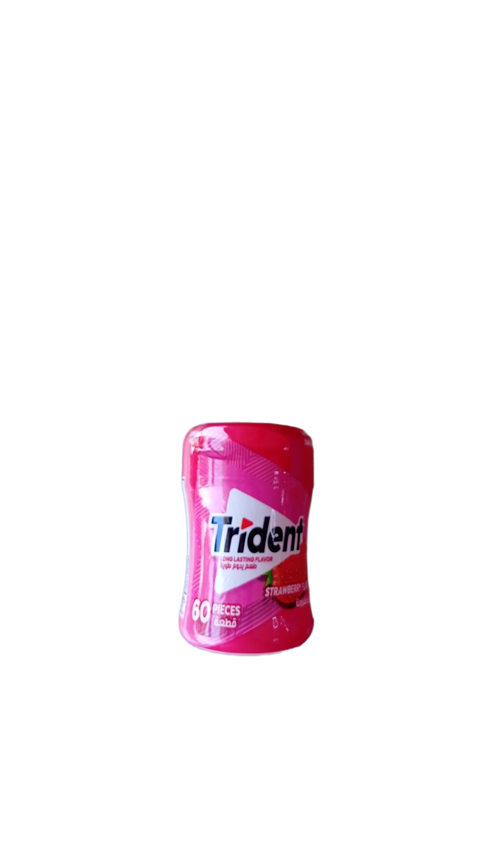 Trident Chewing-Gum Fraise 60 unités
