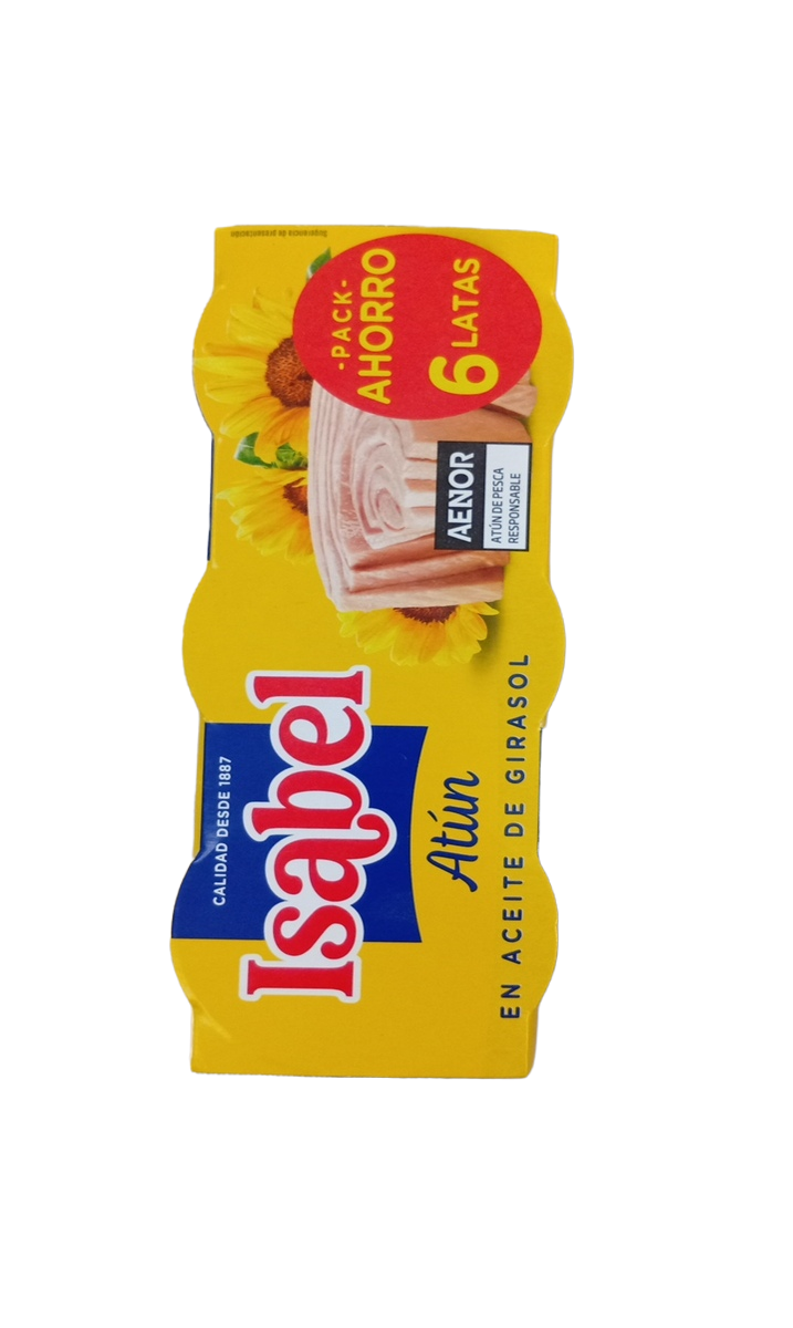 ISABEL-Thon Entier a l’huile Végétale 312G X6