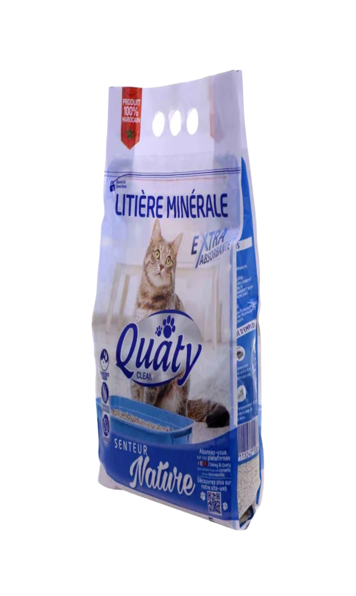 Quaty Litière Parfume Pour Chat Nature 5L