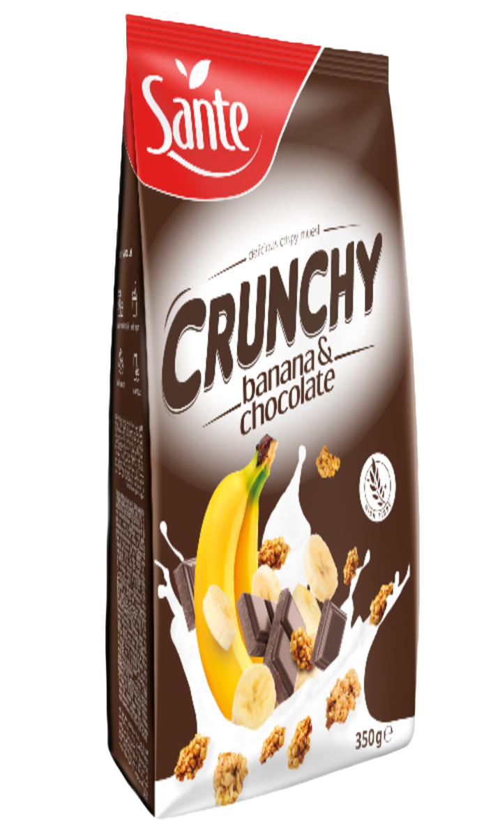 Sante Crunchy Banana & Choco 350G