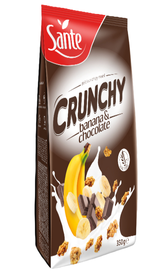 Sante Crunchy Banana & Choco 350G