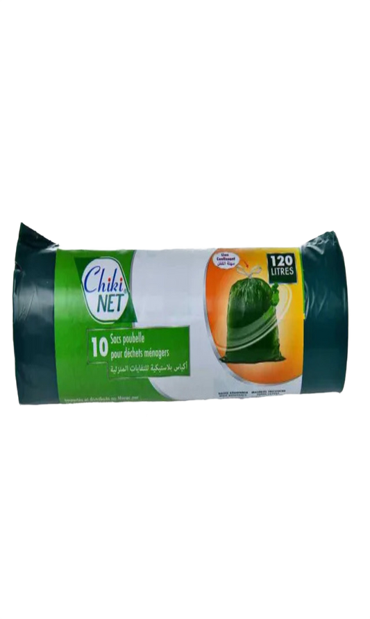 Chikinet Sac Poubelle 10Ps 120L