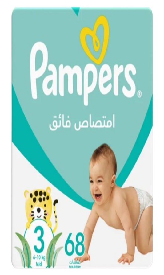 Pampers Couche Nº3 68P