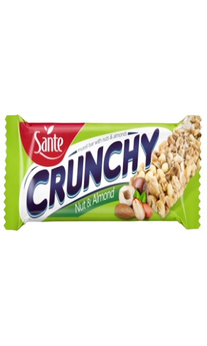 Sante Crunchy Cereal Bars with Nut and Almond 40G