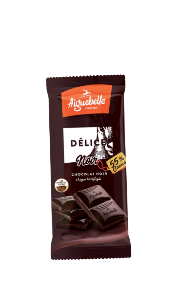 Aiguebelle délice chocolate Noir 55% 45g