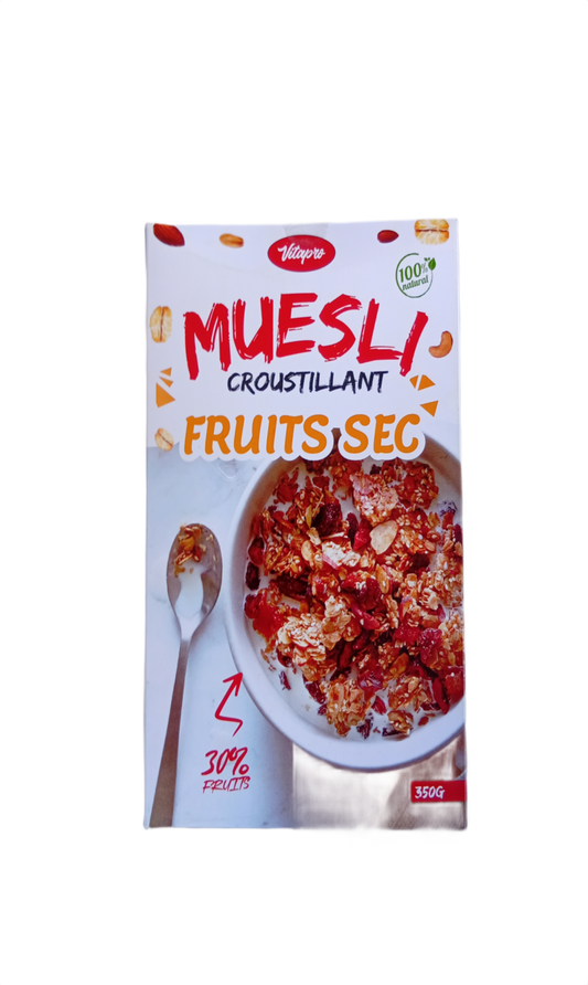 Vitapro Muesli Fruits Secs 350G