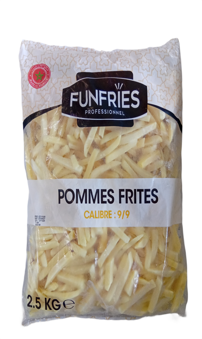 Funfries  Frites Calibre 9/9 2.5Kg