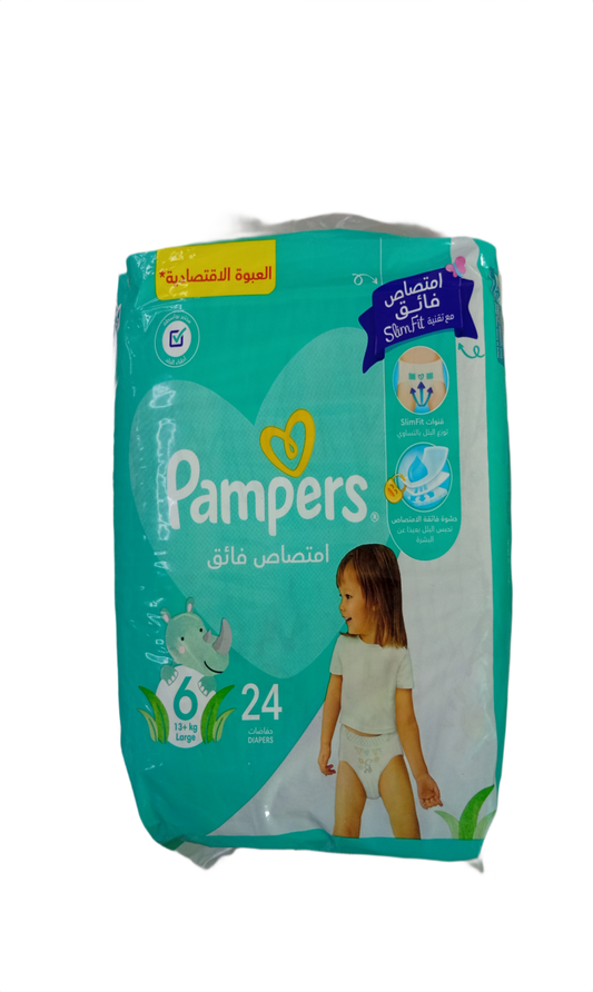 Pampers Couche Nº6 24P