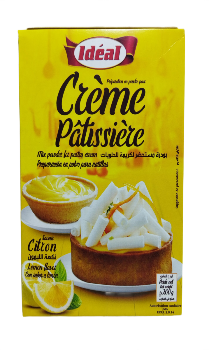 Ideal Crème Pâtissière au Citron 200G