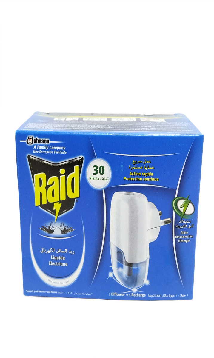 Raid Recharge Liquide Anti-Moustique 30Nuit