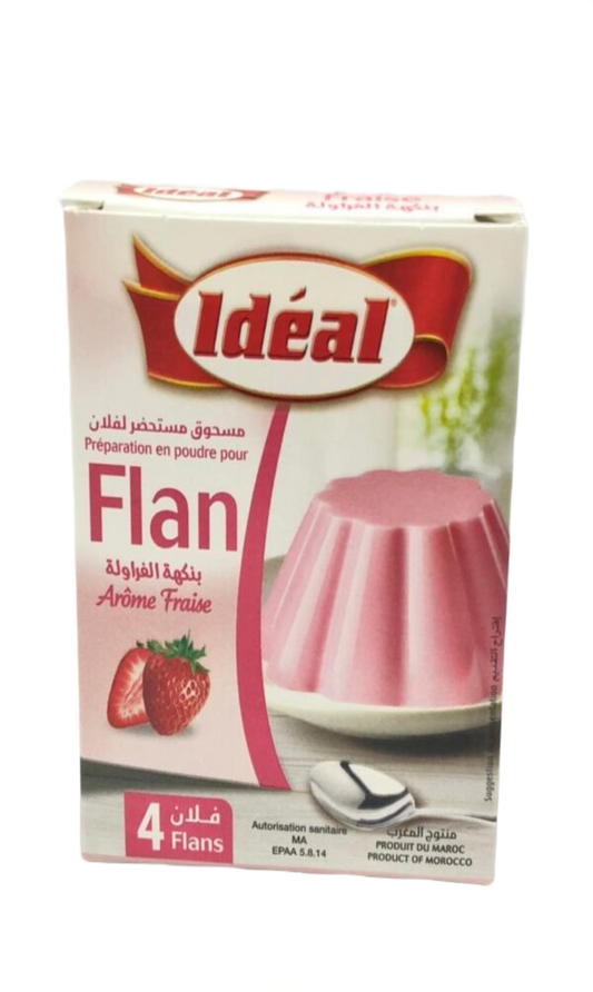 Ideal Flan Fraise 2.5G