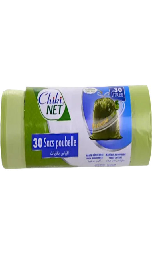 Chikinet Sacs Poubelle 30Ps 30L