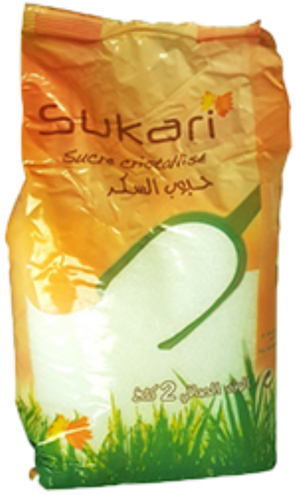 Sukari Sucre Cristalise 2KG