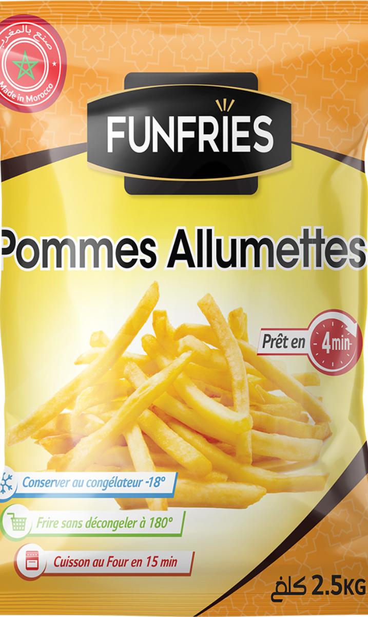 Funfries Frites Calibre 7/7 2.5Kg