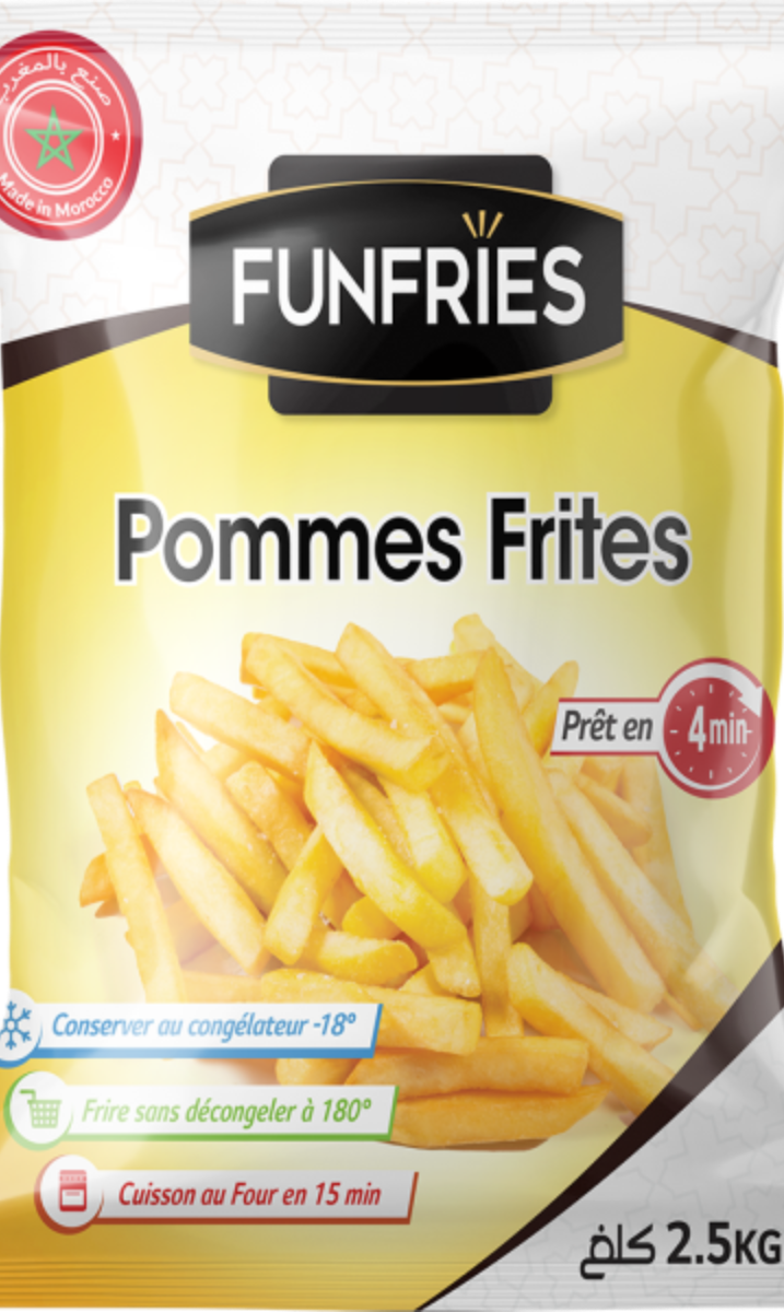 Funfries  Frites Calibre 9/9 2.5Kg