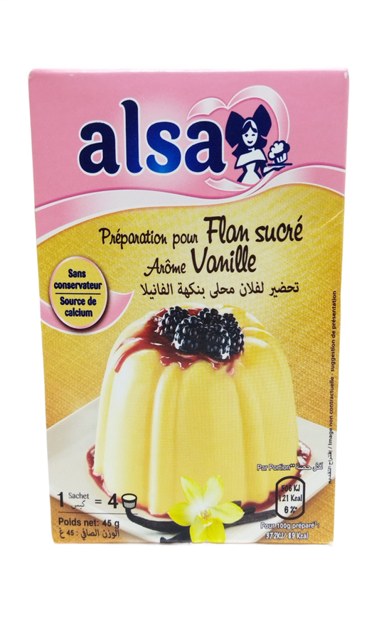 Alsa Flan Vanille 4x45G