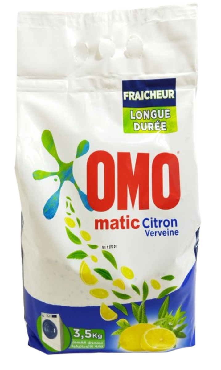 Omo Matic Citron Lessive en Poudre 3,5KG