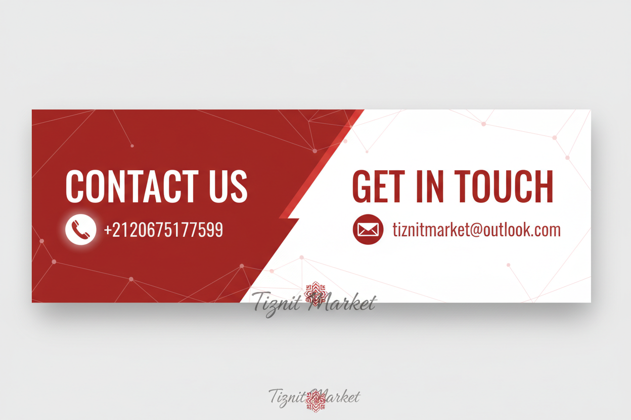 Même image avec ces informations+212675177599  tiznitmarket@outlook.com