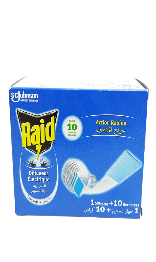 Raid Diffuseur Electrique Liquide Anti-Moustique