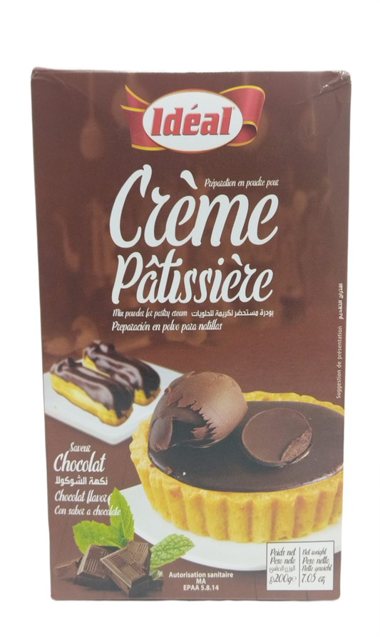 Ideal Crème Pâtissière au Chocolat 200G
