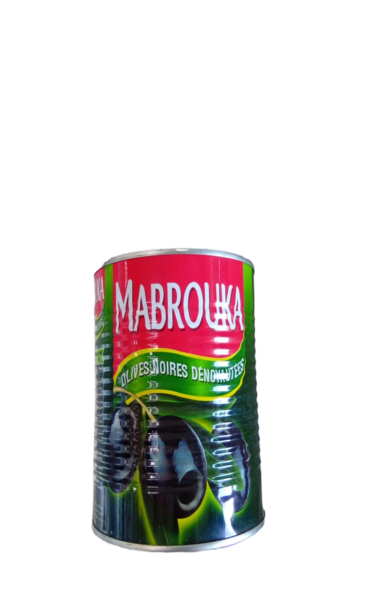 Mabrouka Olives Noires Dénoyautées 850G