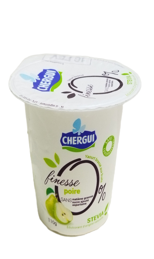 Chergui Yogurt Finesse Poire 110G