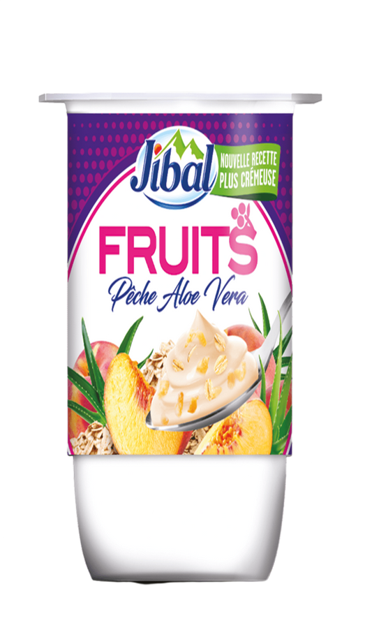 Jibal Fruits Yogurt Peach & Aloe Vera 110G