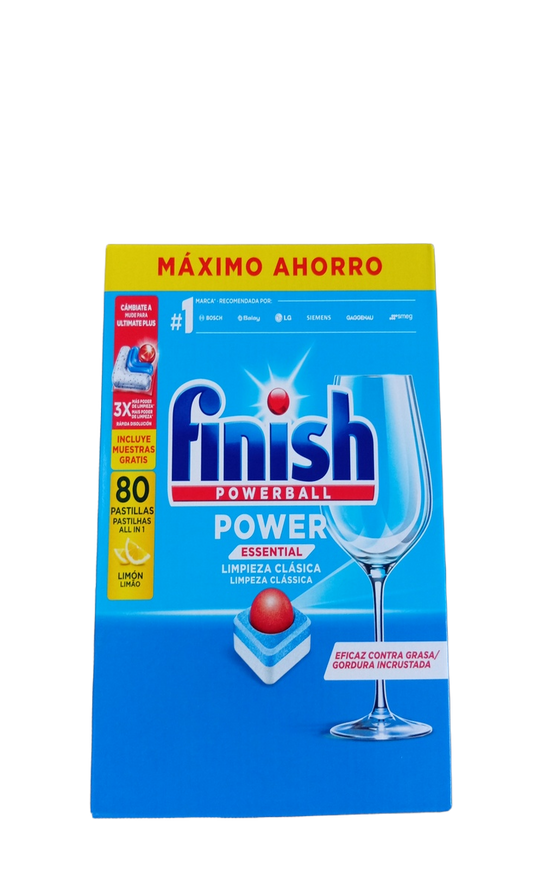 Finish Powerball Lemon 80 Tablettes