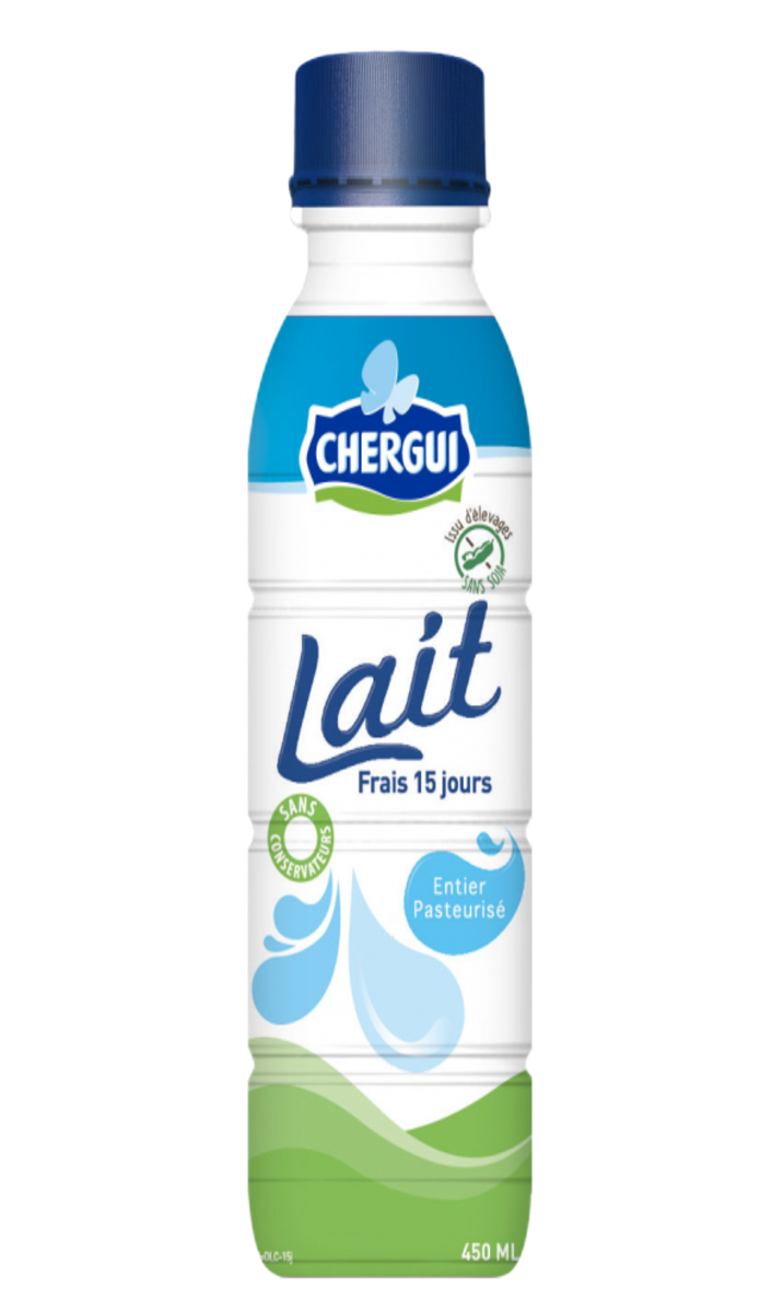 Chergui Lait Frais Pasteurisé 450ML