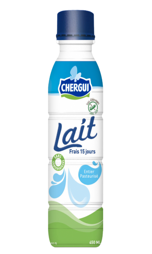 Chergui Lait Frais Pasteurisé 450ML