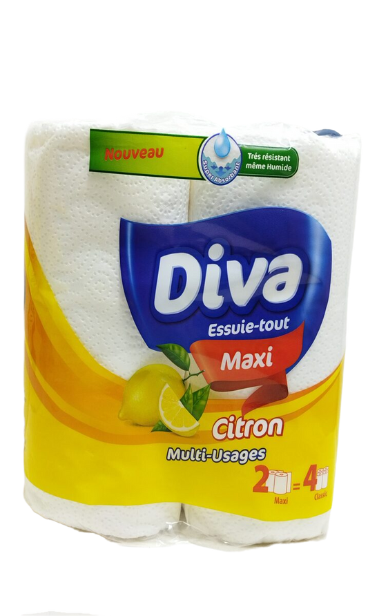 Diva Papier Cuisine Maxi Citron 2P