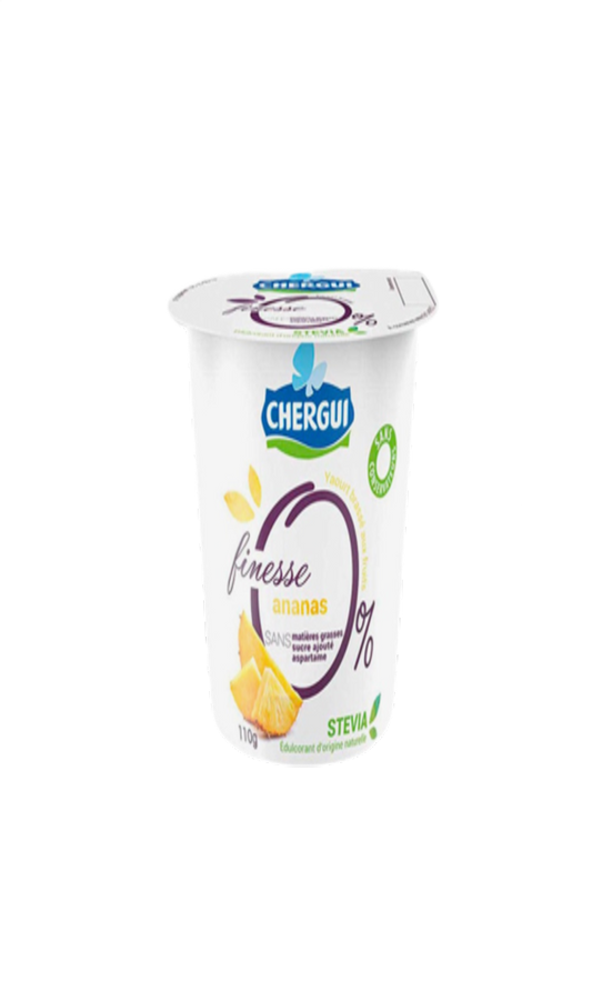 Chergui Finesse Yogurt Ananas 110G