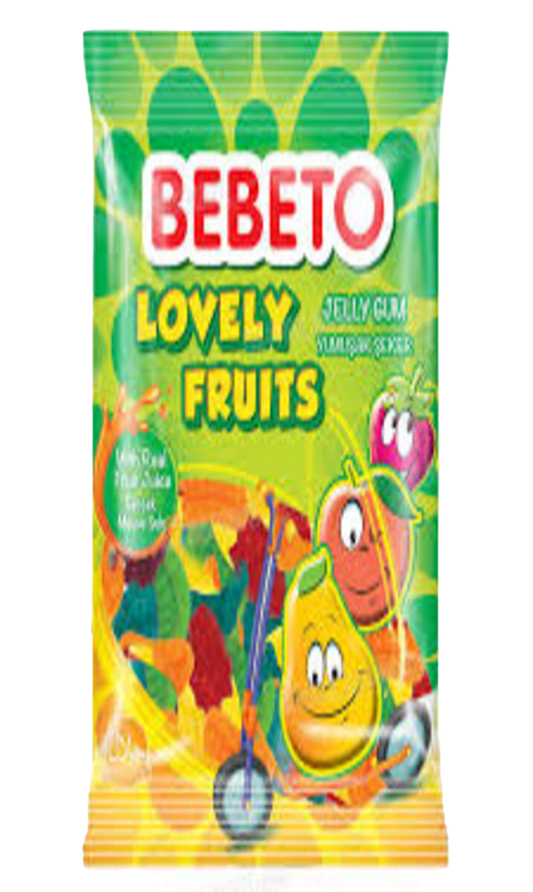 Bebeto Gommes Lovely Fruits 80G