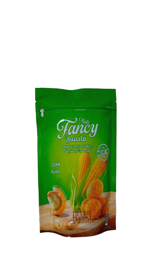 Fancy  Cacahuètes Grillées Enrobée Saveur Maïs 120G