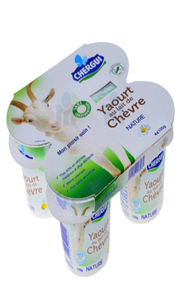 Chergui Yogurt Au Lait De Chévre Nature 110Gx4