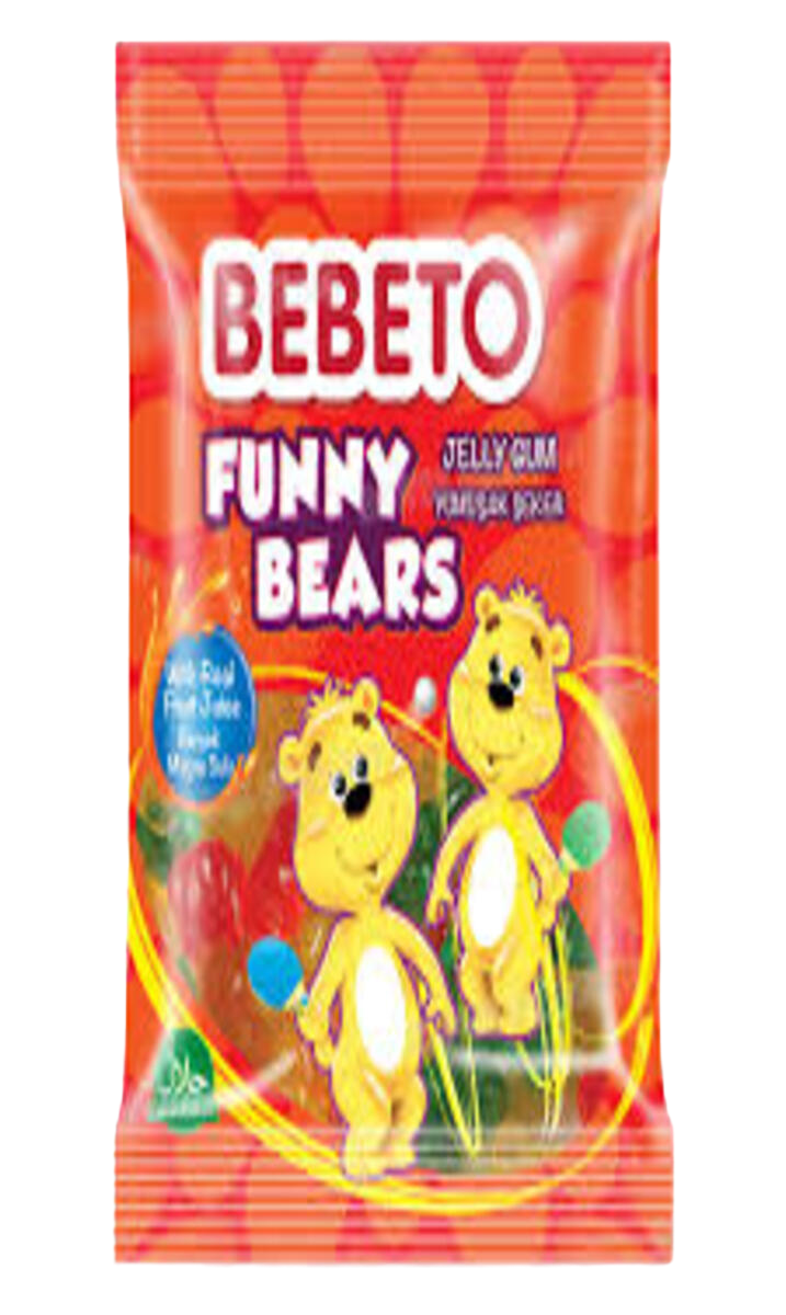 Bebeto Gommes Funny Bears 80G