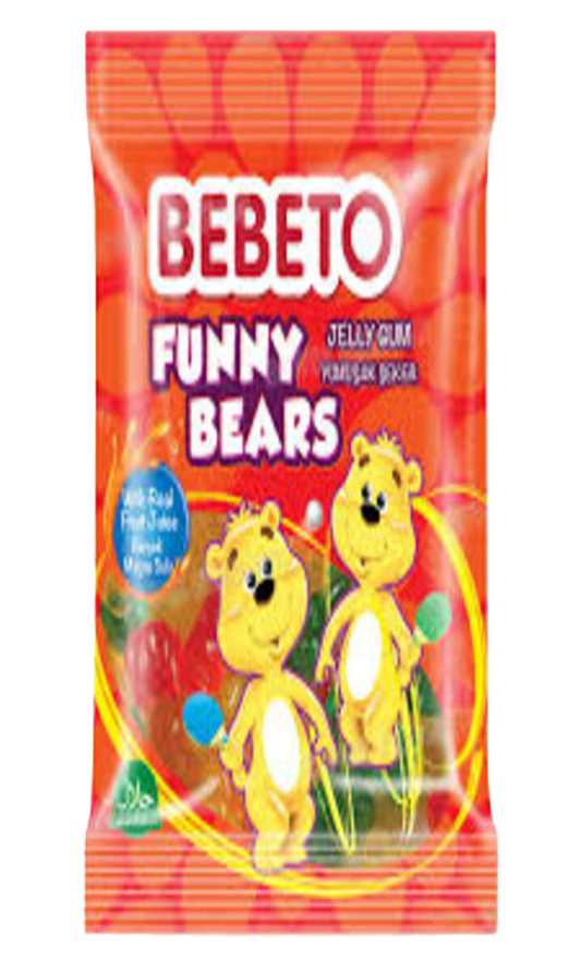 Bebeto Gommes Funny Bears 80G