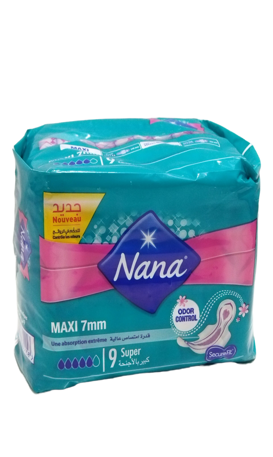 Nana Serviettes hygiéniques Maxi x9