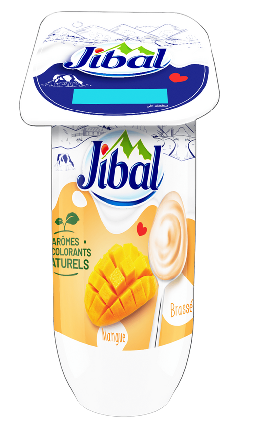 Jibal Yogurt Brassé Mangue 110G