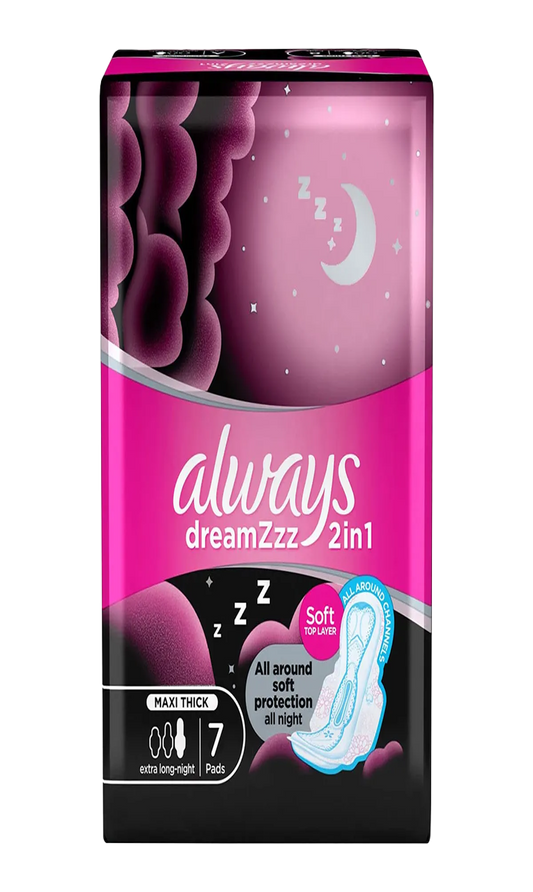 AlwaysServiettes hygiéniques Extra Long x7