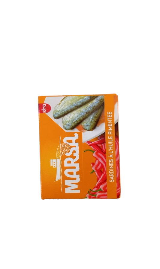 Marsa Sardines à l’huile Pimente 125G