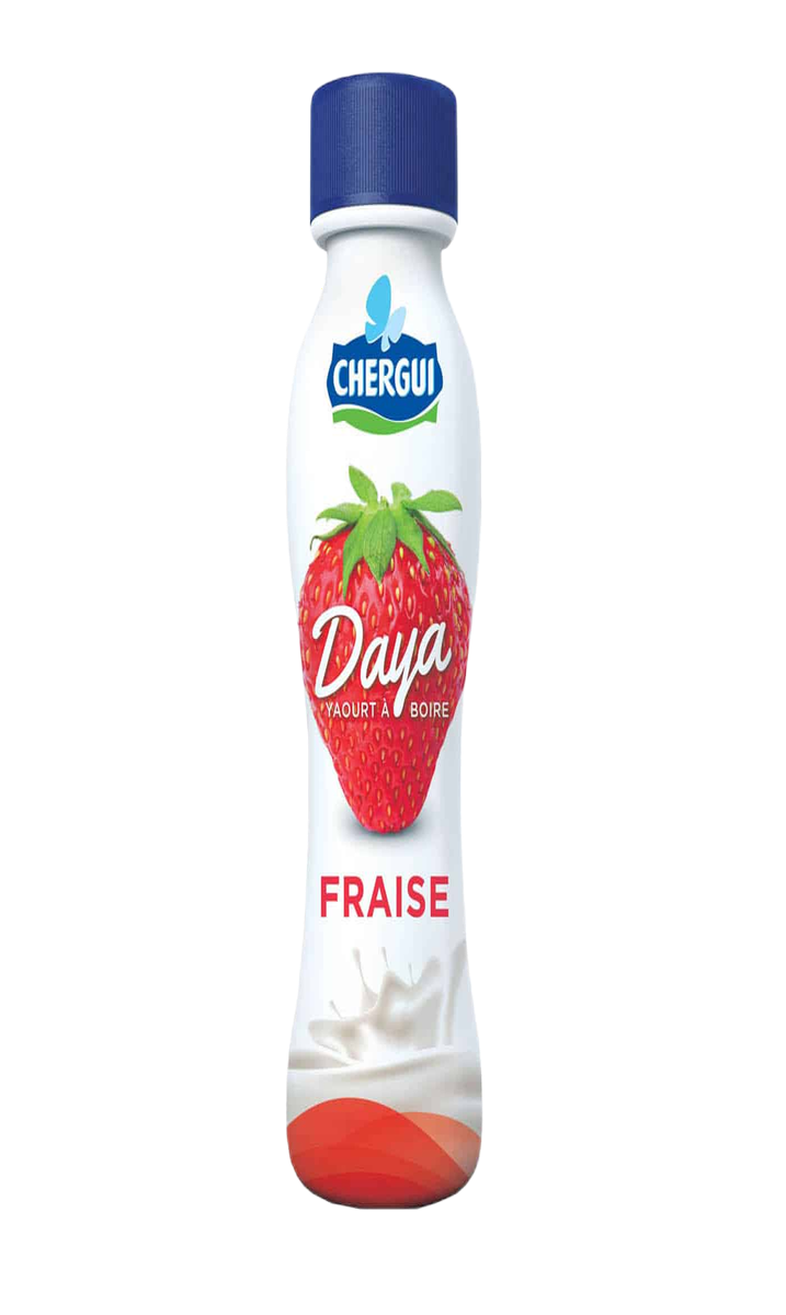Chergui Daya Yogurt à Boire Fraise 330ML
